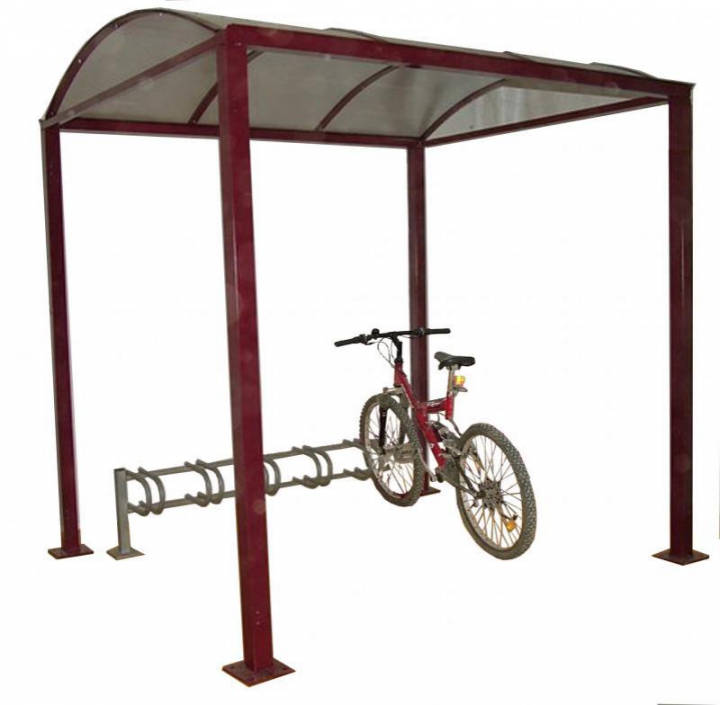 Abri cycles Vénéto sans bardages